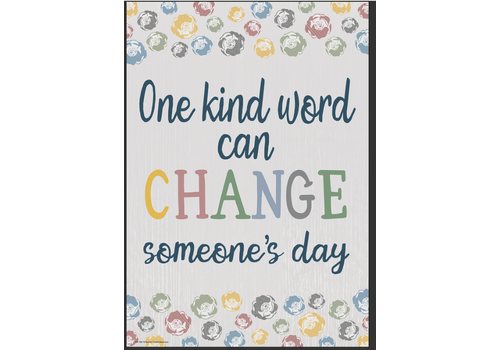Teacher Created Resources One Kind Word Positive Poster*