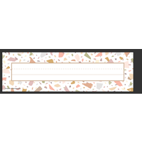Terrazzo Tones Flat Name Plates*