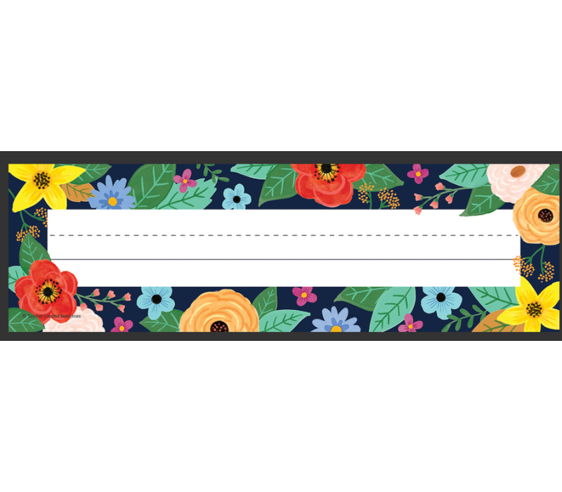 Wildflowers Flat Name Plates*