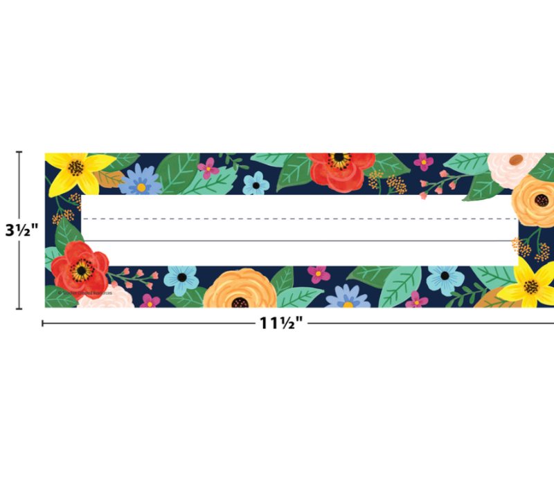 Wildflowers Flat Name Plates*