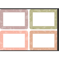 Terrazzo Tones Name Tags/Labels - Multi-Pack*