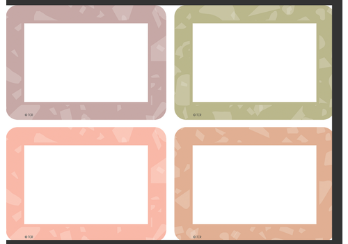 Teacher Created Resources Terrazzo Tones Name Tags/Labels - Multi-Pack*