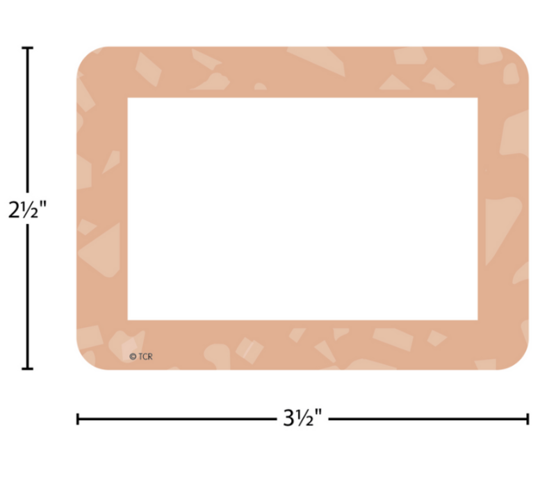 Terrazzo Tones Name Tags/Labels - Multi-Pack*