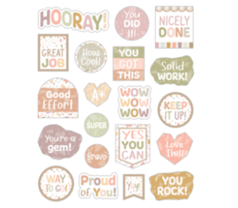Terrazzo Tones  Stickers*