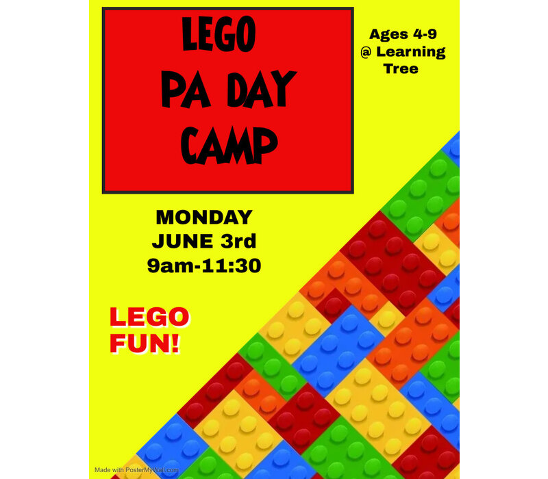 Young Engineer LEGO Bricks! PA DAY CAMP  JUNE 3RD