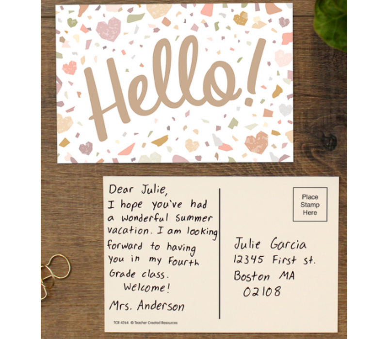 Terrazzo Tones Hello Postcards*