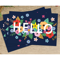 Wildflowers Hello Postcards*