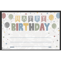 Classroom Cottage Happy Birthday Awards*