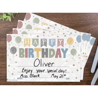 Classroom Cottage Happy Birthday Awards*
