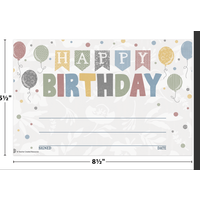 Classroom Cottage Happy Birthday Awards*