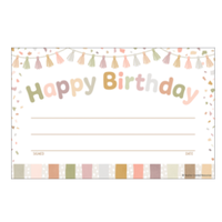 Terrazzo Tones Happy Birthday Awards*