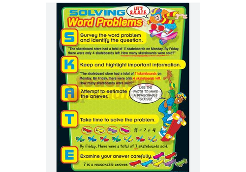 Trend Enterprises Solving Word Problems (S.K.A.T.E.)(D)*