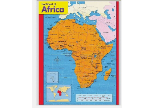 Trend Enterprises Continent of Africa Map Poster (D)*