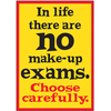 In Life There Are No Make-Up Exams*