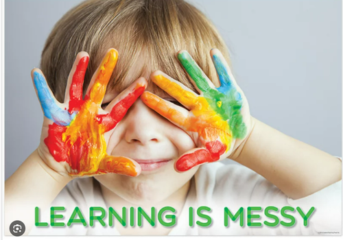 Creative Teaching Press Learning is Messy Poster