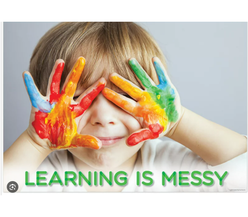 Learning is Messy Poster