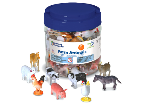 Learning Resources Farm  Animal Counters - Set of 60*
