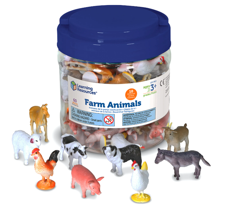 Farm  Animal Counters - Set of 60*