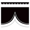 Teacher Created Resources Black with White Scalloped Die-Cut Border Trim*