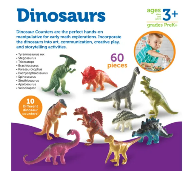 Realistic Dinosaur Animal Counters*