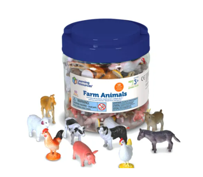 Farm Animal Counters, Set of 60*