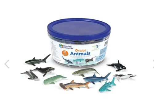 Learning Resources Ocean Animals Counters, Set of 50*
