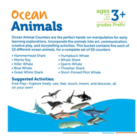 Ocean Animals Counters, Set of 50*