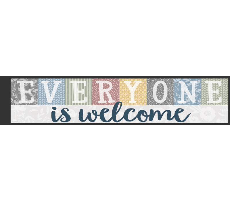 Classroom Cottage Banner Everyone is Welcome