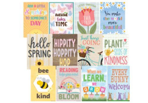 Teacher Created Resources Spring Small Poster Pack*
