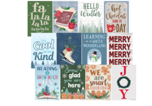 Teacher Created Resources Winter Small Poster Pack* Teacher Created Resources Winter Small Poster Pack*