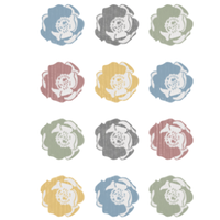 Classroom Cottage Rosettes Mini Accents*