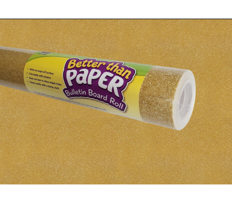 Better than Paper - Gold Shimmer  Bulletin Board Roll*