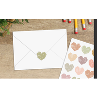Terrazzo Tones Hearts Stickers*