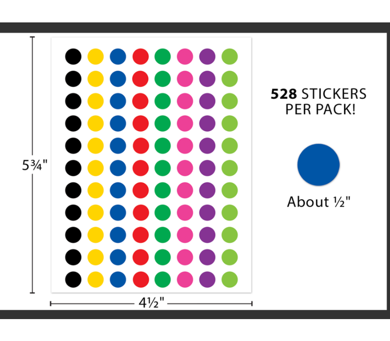 Colorful Circles Mini Stickers*