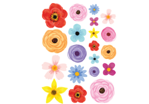 Teacher Created Resources Wildflowers Accents - Assorted Sizes