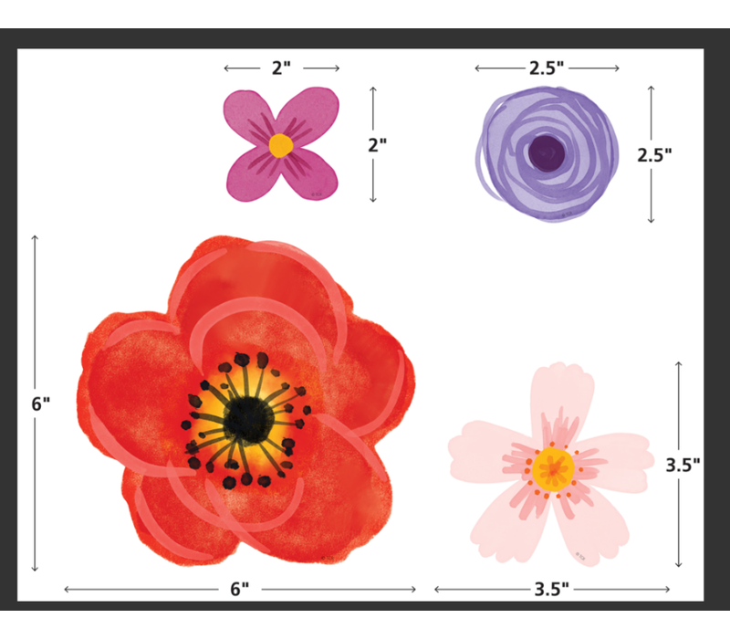 Wildflowers Accents - Assorted Sizes*