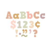 Terrazzo Tones Bold Block 4" Letters Combo Pack*