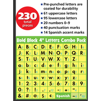 Terrazzo Tones Bold Block 4" Letters Combo Pack*