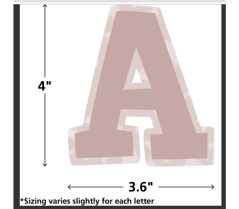 Terrazzo Tones Bold Block 4" Letters Combo Pack*