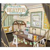 Eucalyptus Green 4" Bold Block Letters Combo Pack