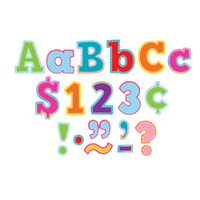 Colorful Vibes Bold Block 4" Letters Combo Pack*
