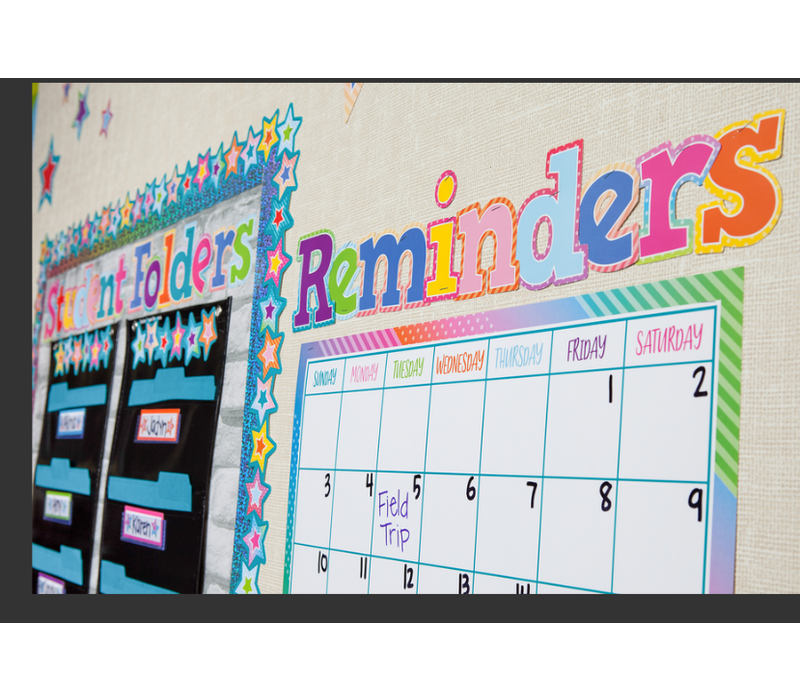 Colorful Vibes Bold Block 4" Letters Combo Pack*