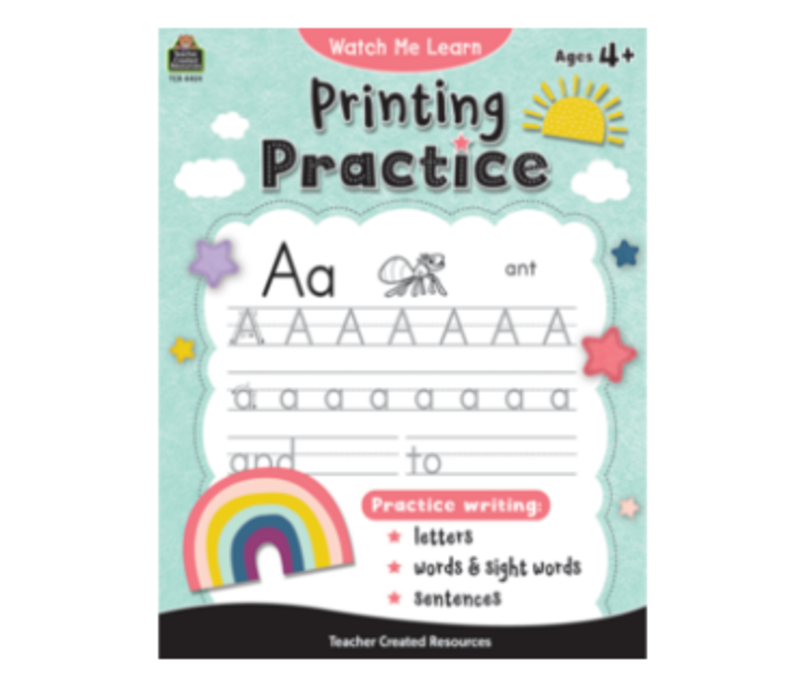 Watch Me Learn: Printing Practice*