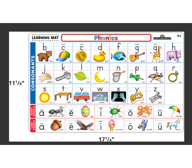 Phonics Learning Mat*