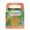 ooly Carry Along Coloring Book Set - On Safari