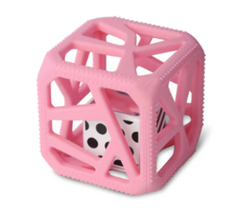 Chew Cube - Easy-Grip Teether Rattle - Pink*