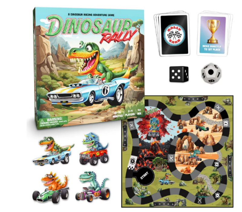 Dinosaur Rally  Board Game*