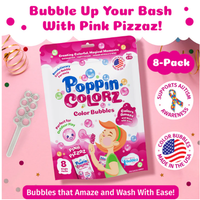Poppin Colorz - Pink  Color Bubbles (Includes 8 single packs)*