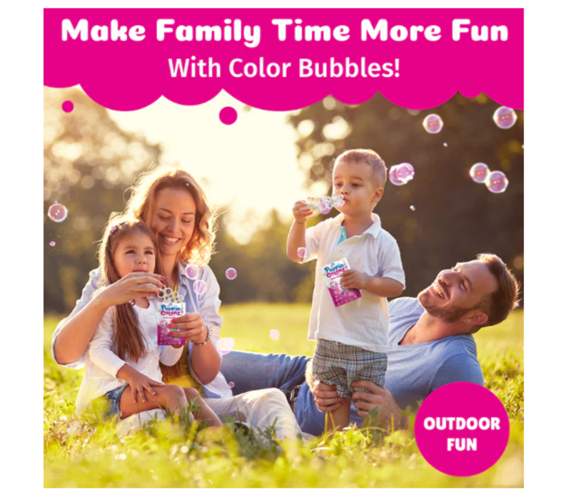 Poppin Colorz - Pink  Color Bubbles (Includes 8 single packs)*