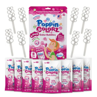 Poppin Colorz - Pink  Color Bubbles (Includes 8 single packs)*